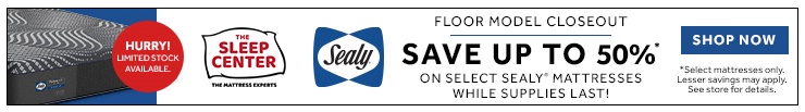 Sealy Model Closeout Sale
