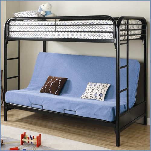 Twin Over Full Futon Metal Bunk Bed