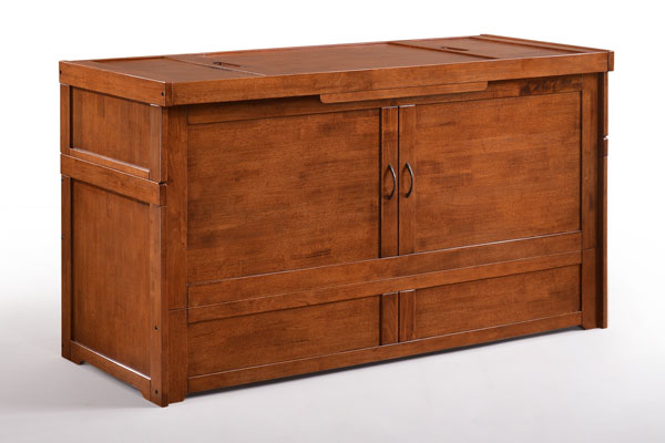Cherry Murphy Bed Cabinet Bed